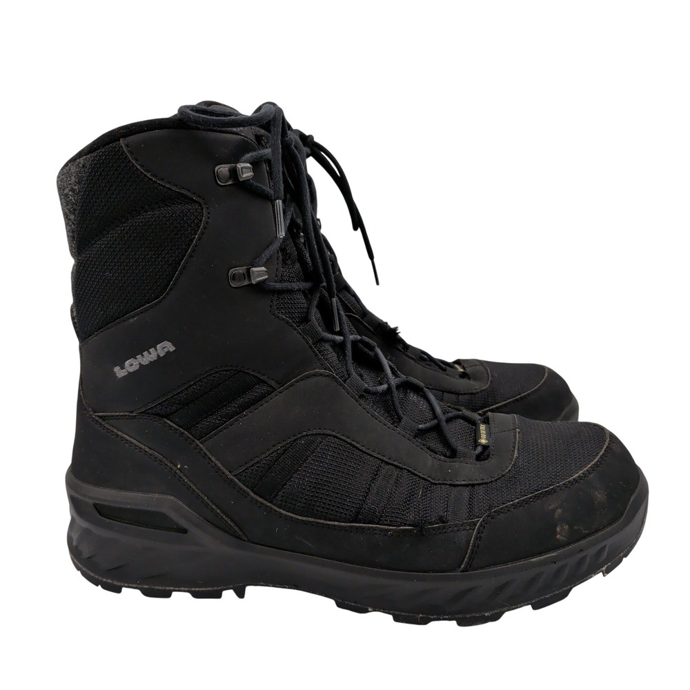 LOWA Trident III GTX Mens Black Winter Hiking Snow Boots Gore-Tex Size 13 US M